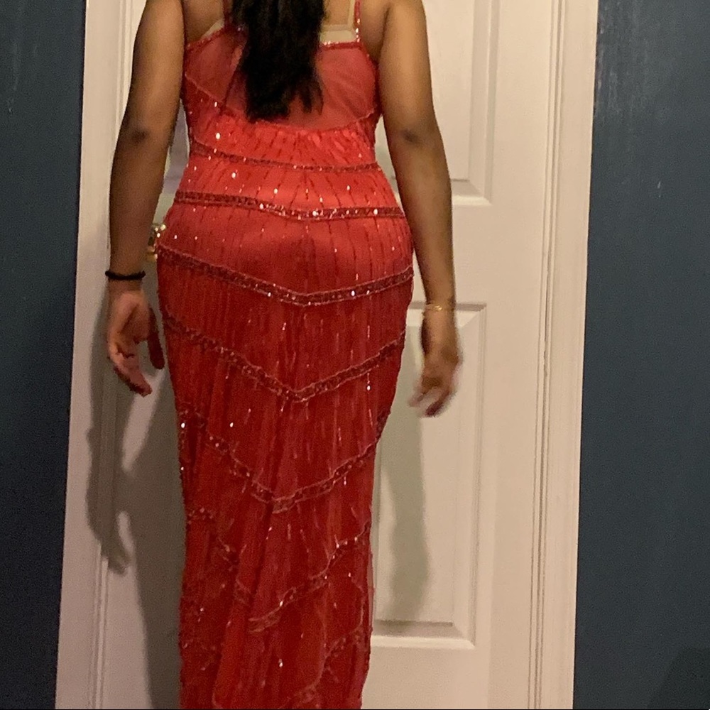 Beautiful red orangy dress ❤️‍🔥